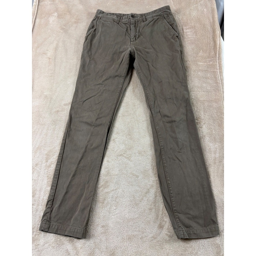 Taylor Stitch The Foundation Pants Slim Mens Size 30 Brown